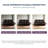 Brown 3‑Seat Motion Sofa