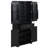 Black Storage Cabinet For Bathroom - Adjustable Shelf Functional Unit In Modern With Drawer-533804189