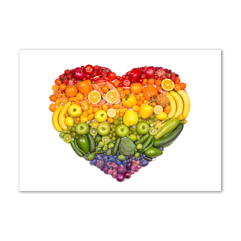 Vegetable Heart - Wrapped Canvas Print