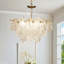Lustre en cristal 9 lumières à intensité variable