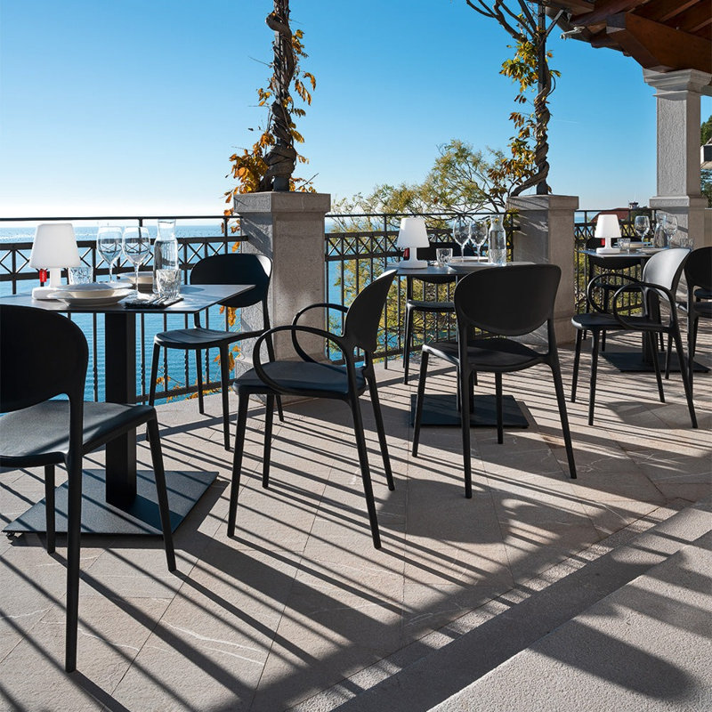 Chaises Abby, Matte Black