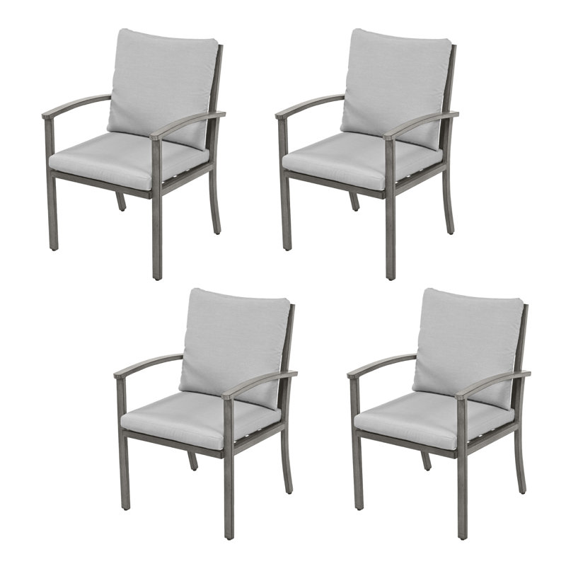 Fauteuil de patio pivotant avec coussin Houser