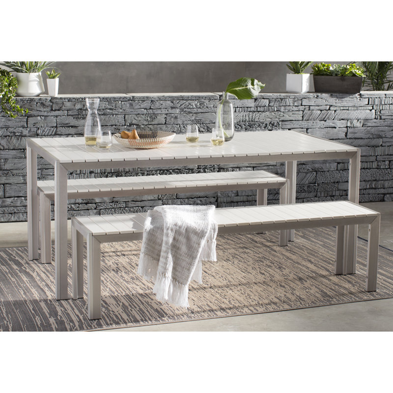 6 - Person Patio Dining Set with Rectangular Table