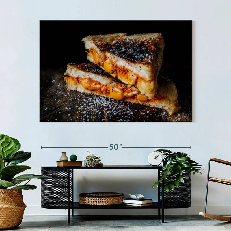Yarlin Grilled Cheese, 34" H x 51" W