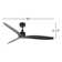 Viceroy 52in 3-Blades Indoor Ceiling Fan with Remote Control