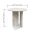 Table basse en marbre naturel rose, petite table, table de salon, pierre naturelle, marbre véritable, marbre véritable, table-128517746-132890083