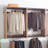 Devi Oak Wall Mounted Wood Closet System-562160827