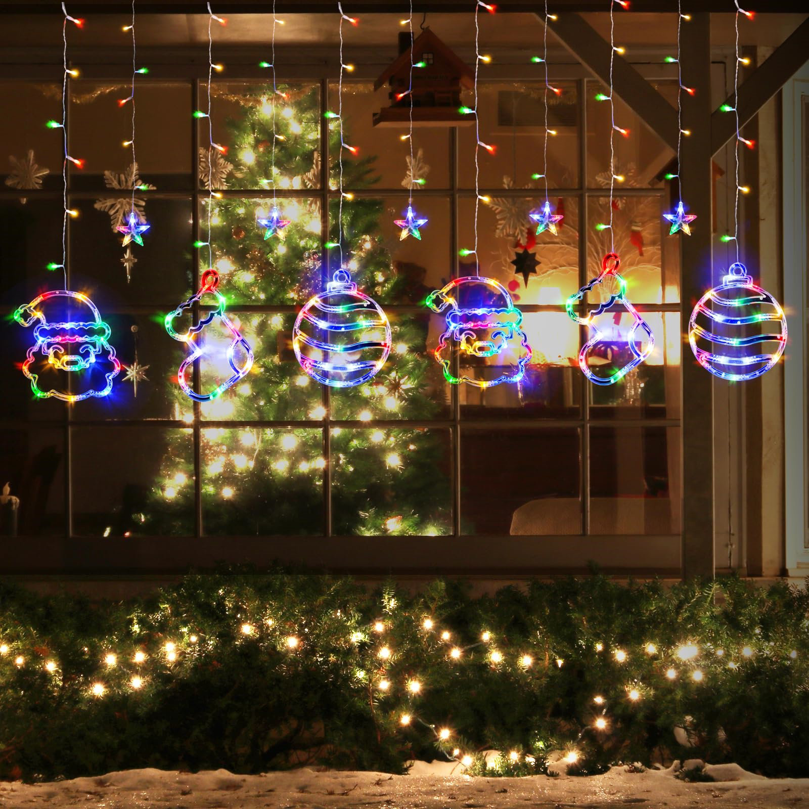 Christmas Curtain Lights main image 0