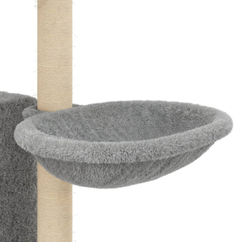131 cm H Cat Tree / Condo, Light Grey