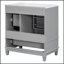 Meuble-lavabo gris de 30 pouces avec lavabo, porte à fermeture en douceur et beaucoup de rangement pour les salles de bain modernes-2064848997