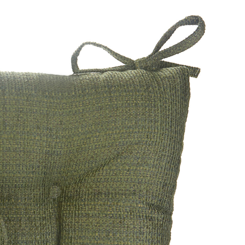 Non-Slip Rocking Chair Cushion Set, Green
