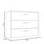 Huguley 99.8 Cm Wide 3 Drawer Sideboard