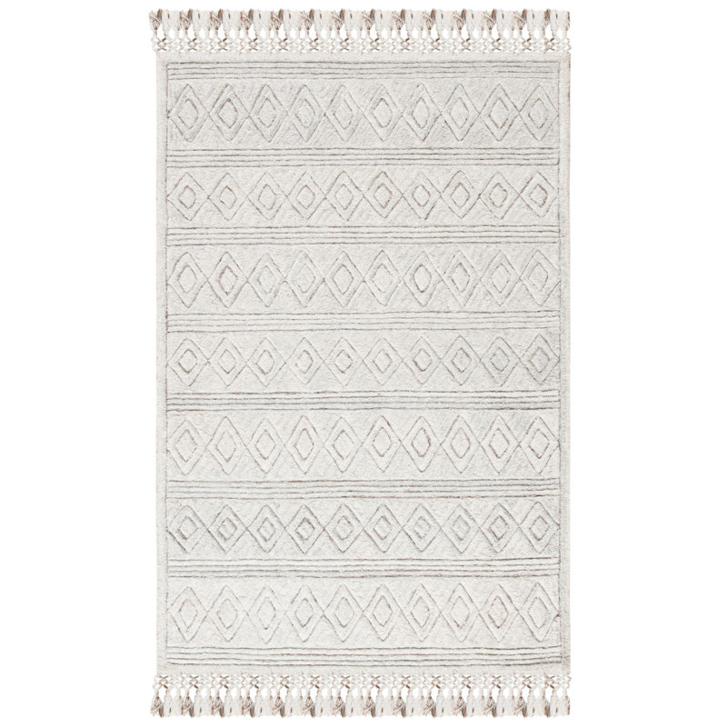Powell Hand Tufted Performance Geometric Rug, Rectangle 4' x 6'