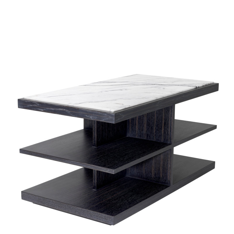 Miguel Marble Top End Table