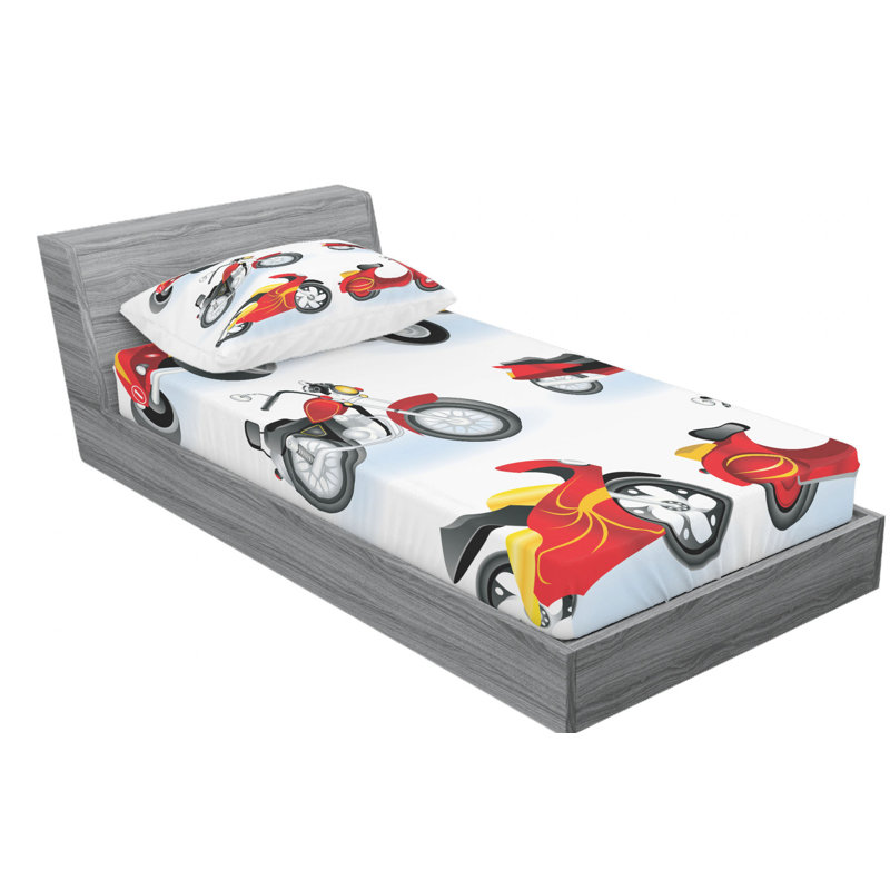 Microfiber Sheet Set, Twin XL Sheet Set with Fitted Sheet