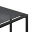  Ensemble de salle à manger de jardin pliable en rotin PE noir 13 pièces