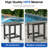 Outdoor HIPS Side Table For Patio Indoor Outdoor Weather - Resistant Adirondack Tables-116554411