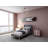 Eriksay Low Profile Upholstered Platform Bed with Wingback Headboard-1683457366-1683457356