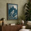 Mountain Perch Japandi - Wrapped Canvas-1852442862-1852442863