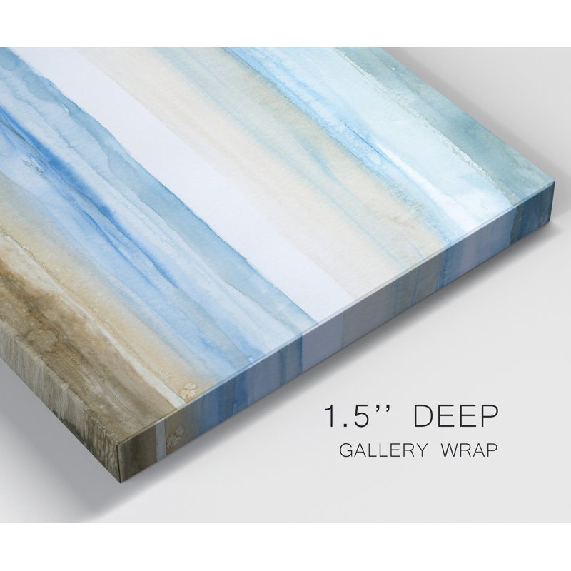 «Seaside II» par J Paul - reproduction d'art sur toile tendue, H 48 po x l 36 po x P 1 po