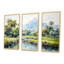 Paysage indonésien - Art mural Indonésie-318835332-318835343