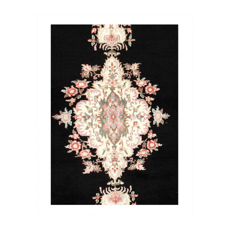 Fine Hand knotted Persian Kerman design 7'7'' X 9'8''