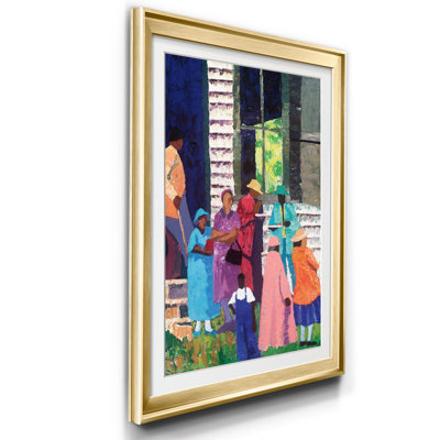 " Going To Church " Painting Print