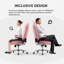 Chaise de cadre ergonomique-444274481