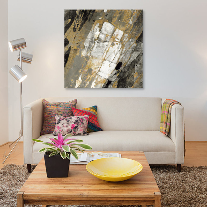 « hot lave », reproduction d’art sur toile, H 37 po x l 37 po x P 1,5 po, Toile tendue, Pas de tapis