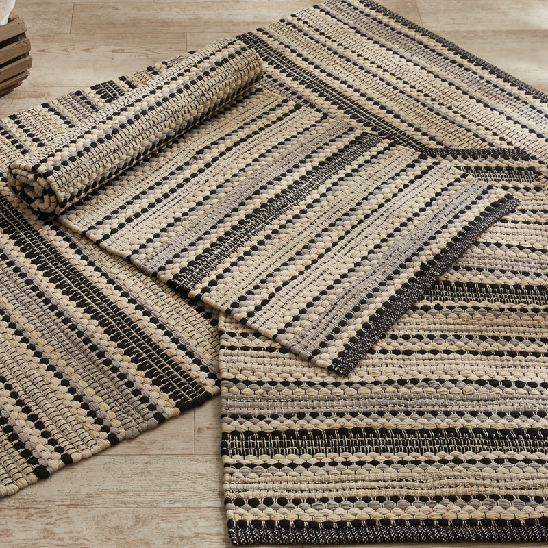 Tapis Crossroads Rag - gris