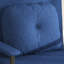 Lits pliants peu encombrants, tissu bleu, multifonctionnel moderne pour la maison et le bureau