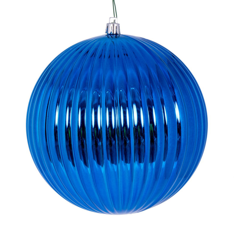 Ensemble de 4 boules de Noël Chistmas, Bleu