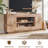 70" Media Console With Distinctive Style & Large Storage-1426563168