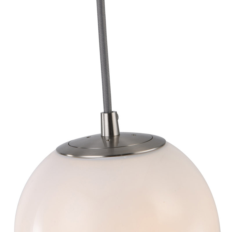 Moonlight 1-Light Pendant - Satin Nickel