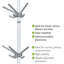 Mehara Plastic Wall Hook