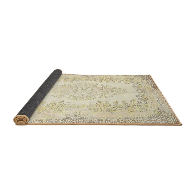 Tapis oriental beige, Rond 8 pi