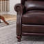 Fauteuil inclinable en cuir véritable-398984935