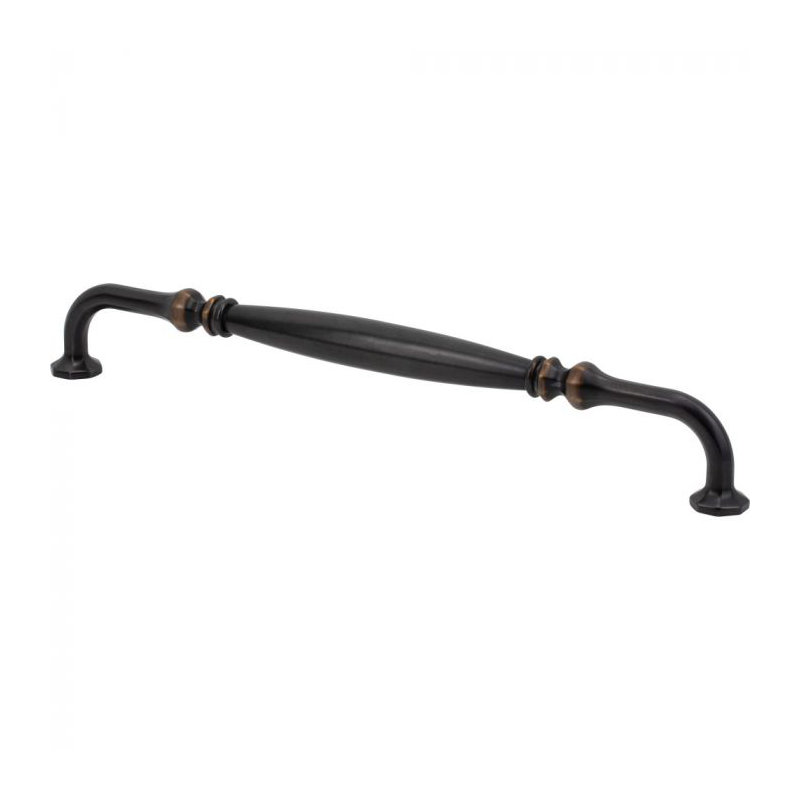 Palazzo Pull, Brushed Satin Nickel, 12"