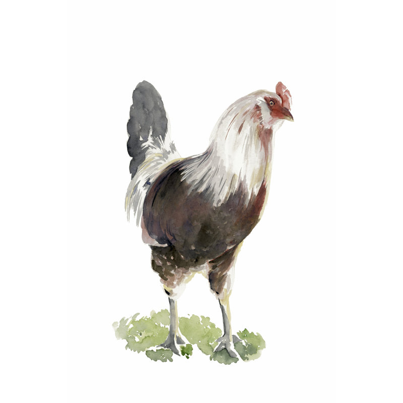 Chicken Dance I by Jennifer Paxton Parker - Wrapped Canvas Painting, 46cm H x 30cm W