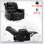 Fauteuil inclinable de massage en cuir respirant avec plusieurs modes de relaxation et une structure robuste pour un confort ultime-1829513769
