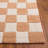 Arboles Ebony Hand Tufted Wool/Cotton Geometric Rug in Rust/Ivory-350656080