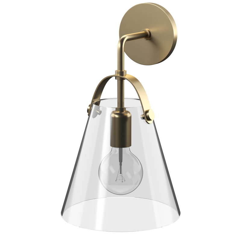 Flitwick 1 - Light Armed Sconce, Laiton vieilli