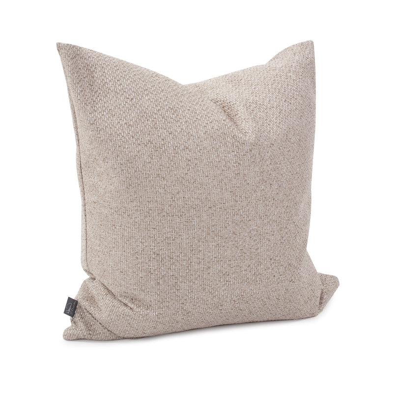 Coussin décoratif, 24 po x 24 po, Sable, Duvet