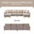 Quinnlyn Velvet U-Shaped Sectional Reversible-554782869