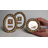 Gilded Rope Set Of 3 Gold Finish Photo Frame