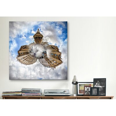 Pantheon"" by Sebastien Lory Graphic Art on Canvas -  iCanvas, 7342-1PC3-37x37