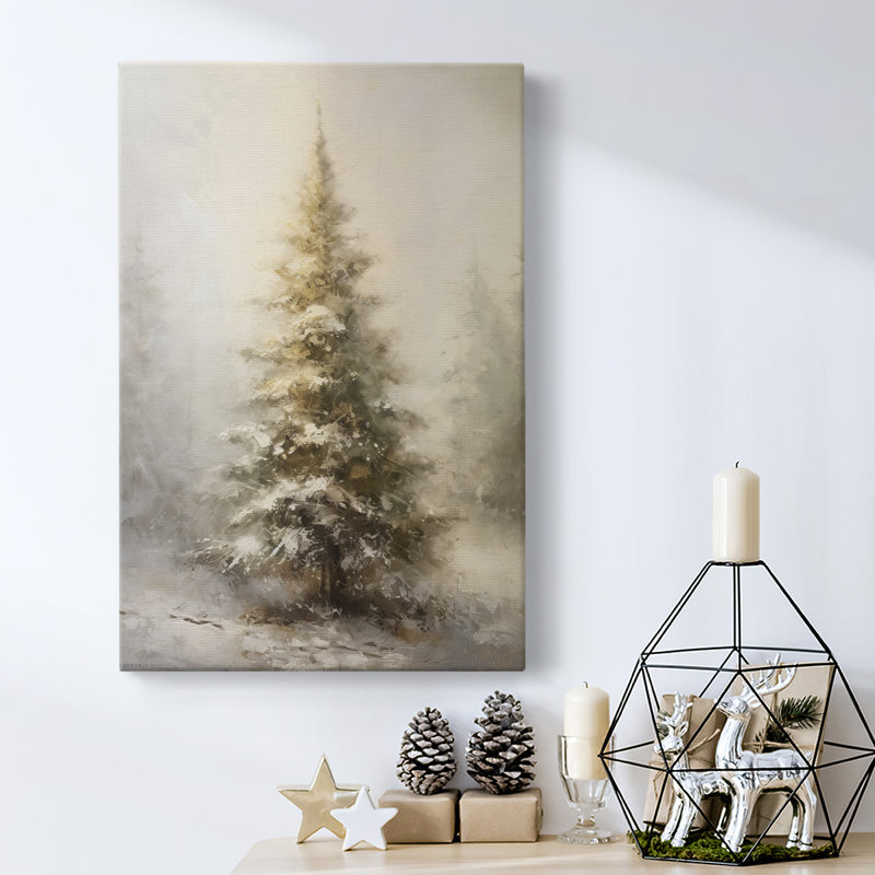 Art des Fêtes de Noël - Toile tendue avec châssis Dxxxviii, H 48 po x l 32 po