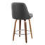 Tabouret de comptoir à hauteur fixe avec pivot-133677386