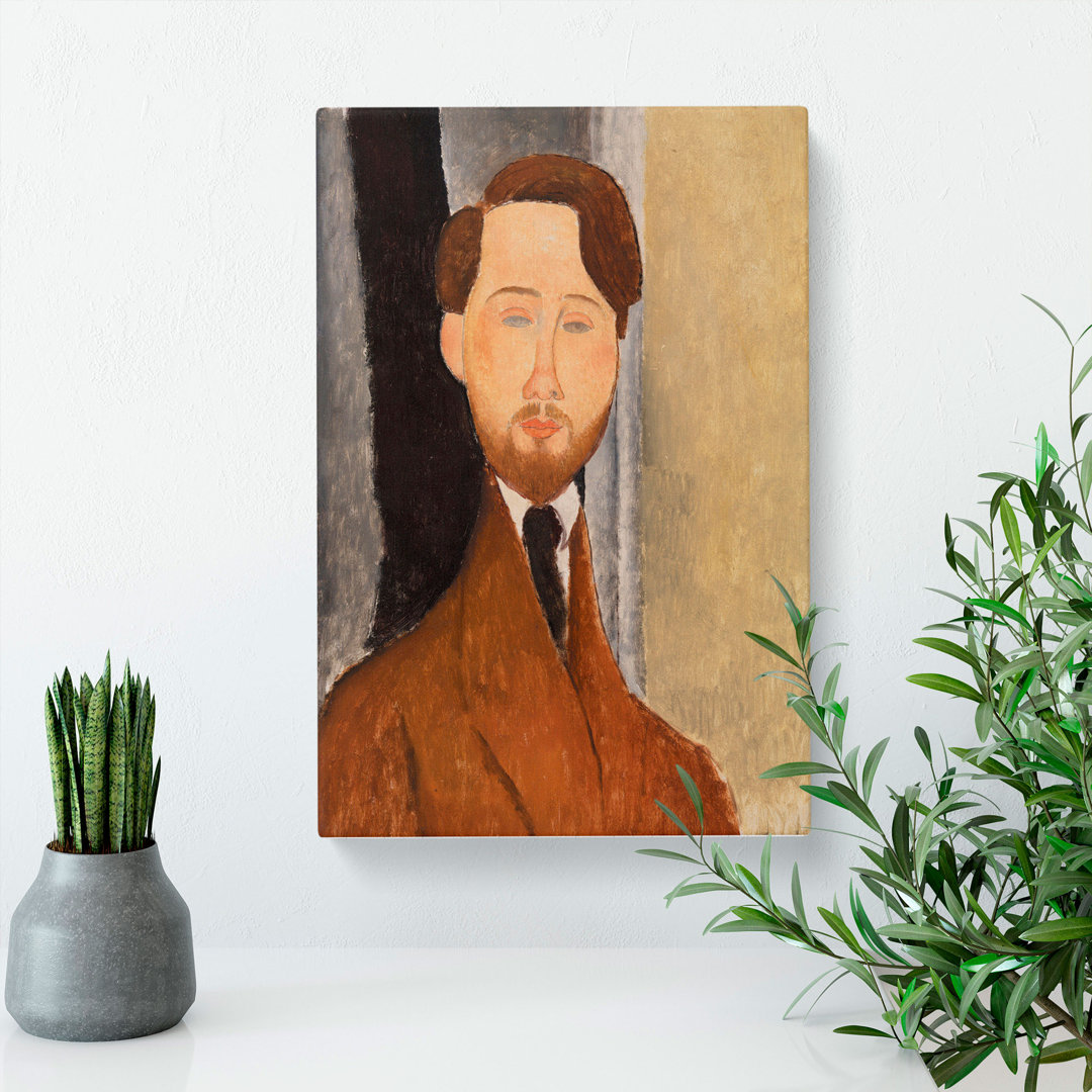 Leopold Zborowksi by Amedeo Modigliani - Wrapped Canvas