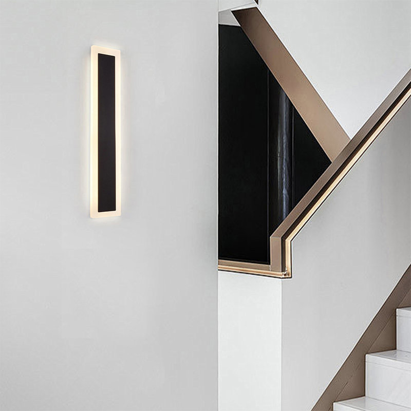 Iron LED Wallchiere,  4.5cm H x 40cm W x 8cm D